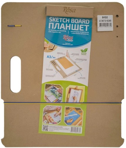 לוח ציור עם תופסן מגנטי 40/47 ס