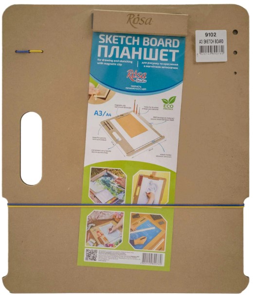 לוח ציור עם תופסן מגנטי 40/47 ס"מ לנייר A3
