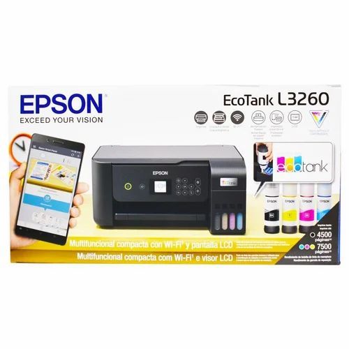 מדפסת ‏הזרקת דיו ‏משולבת Epson EcoTank L3260 אפסון