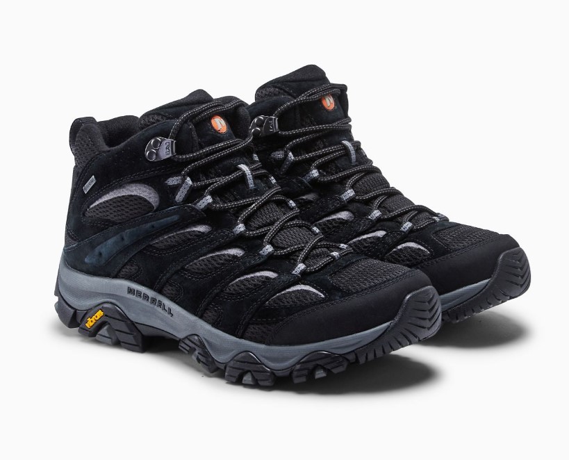 נעלי טיולים לגבר MOAB 3 MID GTX שחורות - Merrell