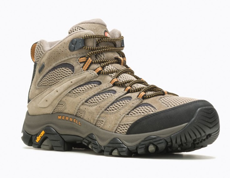 נעלי טיולים לגבר MOAB 3 MID GTX פקאן - Merrell