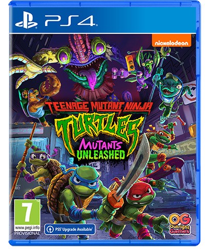 PS4 TEENAGE MUTANT NINJA TURTLES MUTANTS UNLEASED