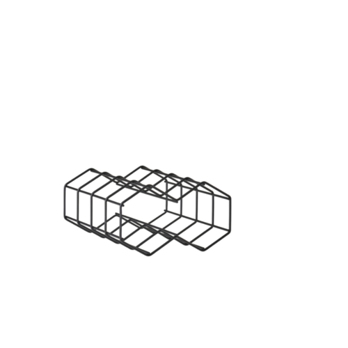 מעמד לבקבוקי יין Rocks - שחור