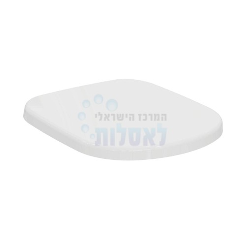 מושב אסלה קצר אידיאל סטנדרט TEMPO 48 טריקה שקטה | לבן 