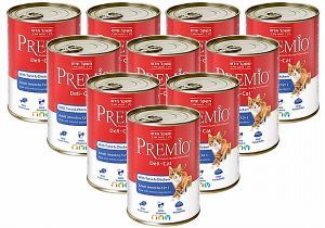 6 יח' פרמיו שימור פטה לחתול דליקט 375 גרם ב- 40 ש