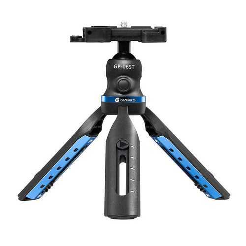 חצובה שולחנית GIZOMOS GP-06ST לסמארטפון ולמצלמות