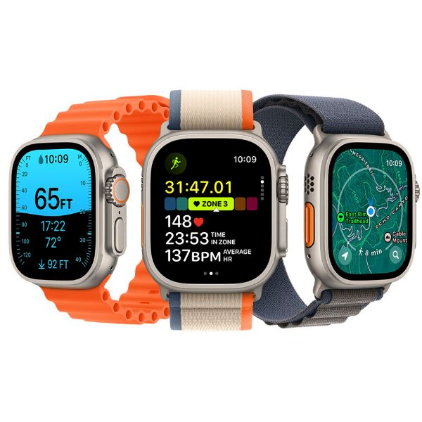 Apple Watch Ultra 2 GPS + Cellular, 49mm Titanium Case