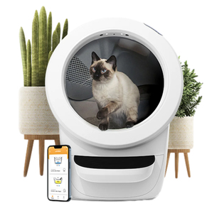 ‏שירותים חכמים אוטומטים לחתול Litter Robot 4 לבן