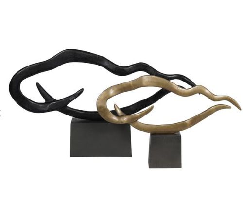 פסל אבסטרקט גדול אלומיניום  ISLA Sculpture