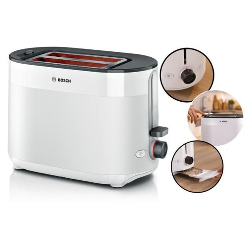 מצנם 2 פרוסות Bosch TAT2M121 לבן 