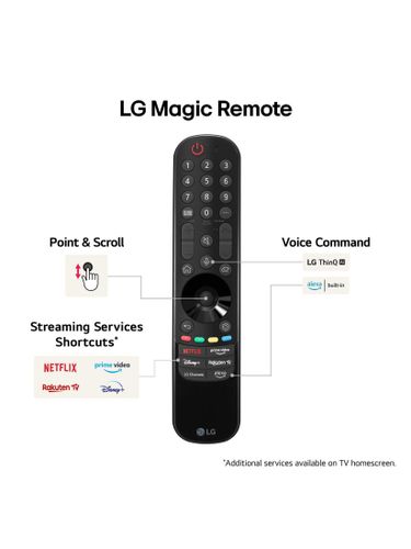 טלויזיה חכמה LG בגודל 75' מסדרת UT8000