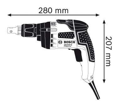 מברגת גבס ואיסכורית BOSCH GSR 6-25 TE