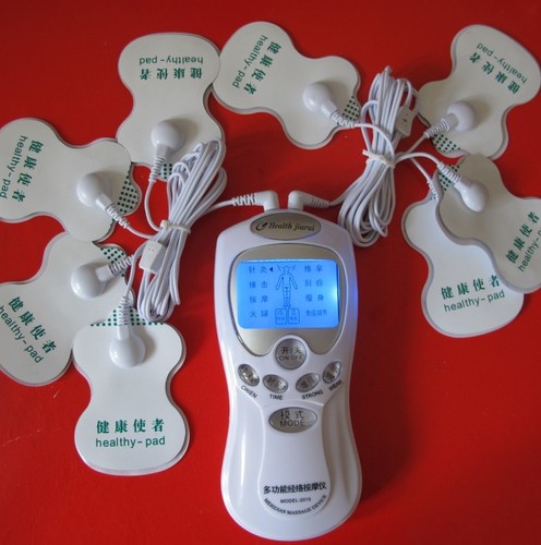 מסאזר דיגיטלי פועל בעזרת אלקטרודות TENS+EMS
