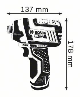 מברגת אימפקט BOSCH GDR 12V-LI