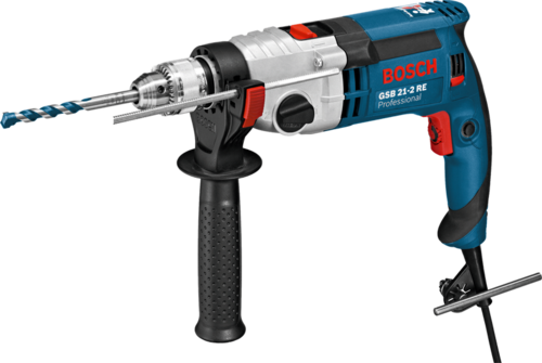 מקדחה רוטטת כולל אביזרים BOSCH GSB 21-2 RE