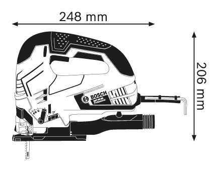 מסור אנכי BOSCH GST 90 BE