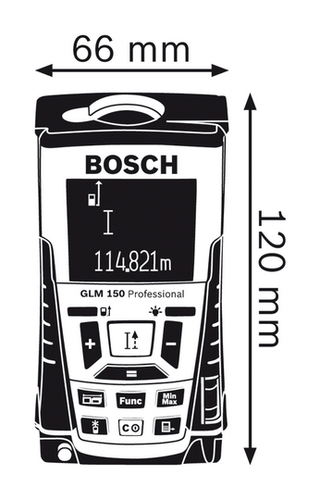מד טווח לייזר BOSCH GLM 150