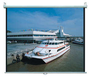 מסך הקרנה לתליה-קפיצי 2.03X2.03  INNOVA