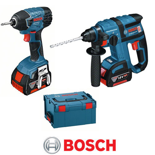 סט פטישון נטען ומברגת רטיטה (אימפקט) BOSCH 18V 