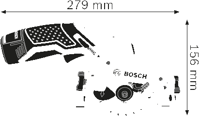 גוף מסור עגול נטען BOSCH GKS 12V-LI