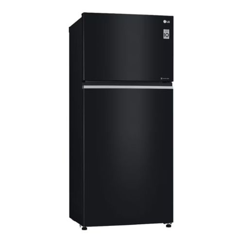 מקרר מקפיא עליון 506 ליטר LG GR-M6781BU זכוכית שחורה