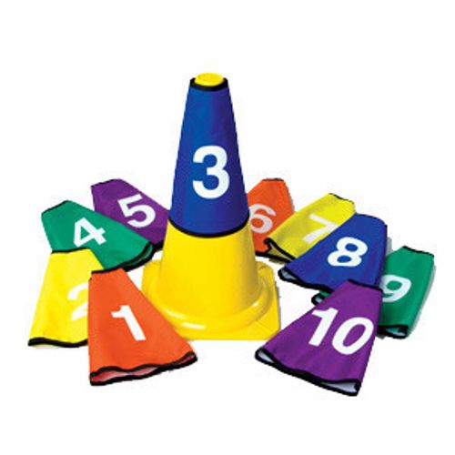 ערכת שרוולים להלבשה על קונוס מספרים 1-10