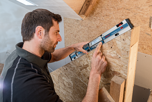 פלס אלומיניום דיגיטלי ולייזר BOSCH GIM 60 L