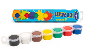 סטריפ 7 צבעי גואש על בסיס מים/אומגה
