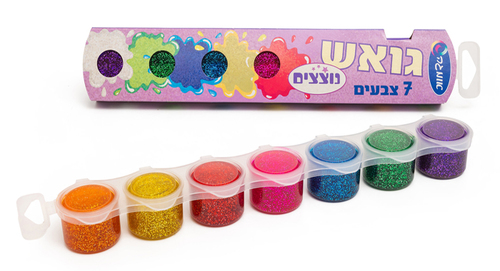 סטריפ 7 צבעי גואש נוצצים