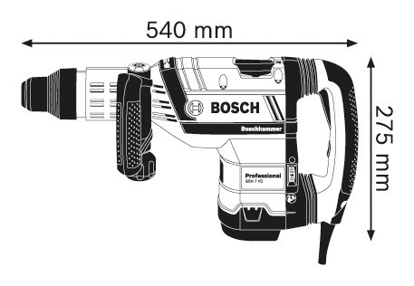 פטיש חציבה BOSCH GSH 7 VC