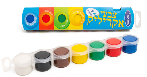 סטריפ 7 צבעי אקריליק/אומגה