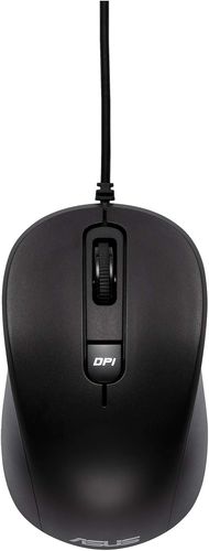 עכבר חוטי שחור MU101C Wired Blue Ray Mouse ASUS אסוס