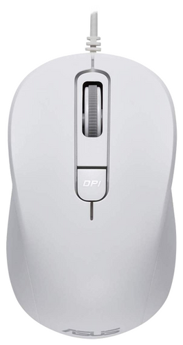 עכבר חוטי לבן MU101C Wired Blue Ray Mouse ASUS אסוס