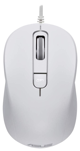 עכבר חוטי לבן MU101C Wired Blue Ray Mouse ASUS אסוס