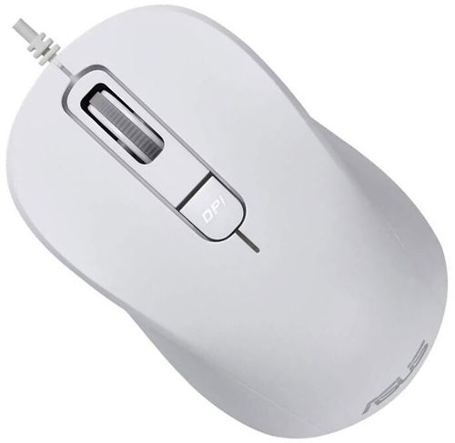 עכבר חוטי לבן MU101C Wired Blue Ray Mouse ASUS אסוס