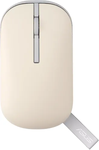 עכבר אלחוטי Asus  MD100 Marshmallow אסוס -  Cream + Brave Green set