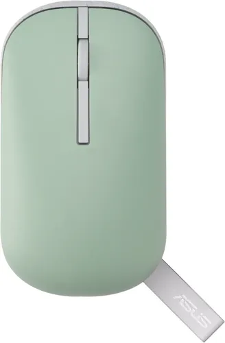 עכבר אלחוטי Asus  MD100 Marshmallow אסוס -  Cream + Brave Green set