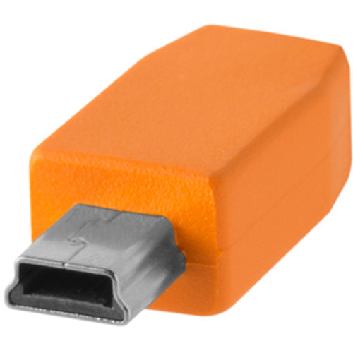 כבל Tether Tools TetherPro USB Type-C Male to 5-Pin Mini-USB 2.0 Type-B Male Cable