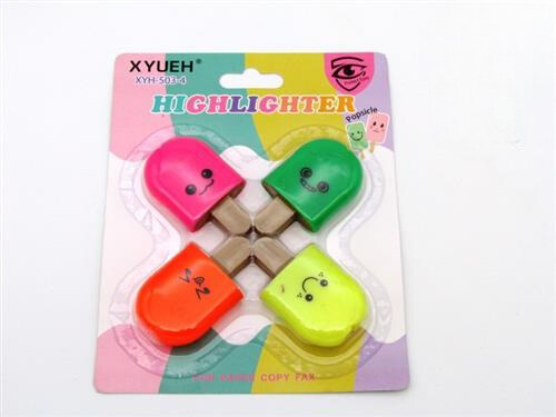 סט 4 מיני מרקר בצורות 