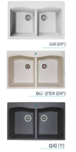 כיור מטבח אמאלפי 80/52 מק