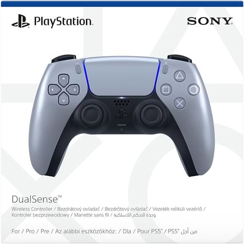 שלט PS5 DualSense Sterling Silver – שלט סוני בעיצוב כסף מטאלי