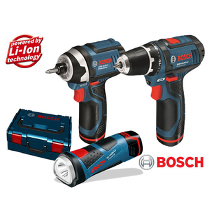 סט 3 כלים+תיק BOSCH GWS,GDR,GBH18V-LI 2X6AH