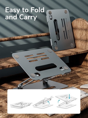 מעמד ארגונומי למחשב נייד Adjustable Laptop Riser Holder Ergonomic Foldable