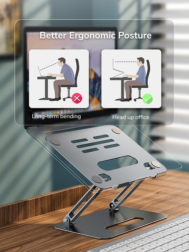 מעמד ארגונומי למחשב נייד Adjustable Laptop Riser Holder Ergonomic Foldable