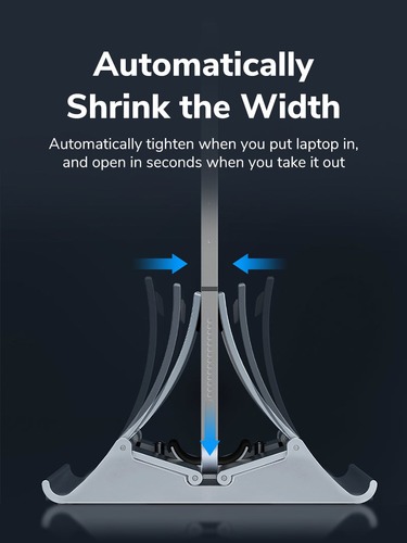 מעמד שולחני למחשב נייד Gravity Vertical Laptop Stand For Desk