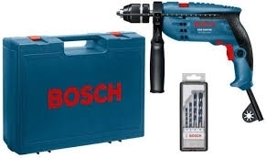 מקדחה רוטטת+סט מקדחים מקורי BOSCH GSB 1600 RE
