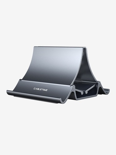 מעמד אנכי שולחני למחשב נייד Cabletime Vertical Adjustable Laptop Stand Holder - שחור