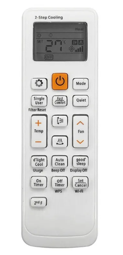 שלט תואם רחוק ‏למזגנים SAMSUNG סמסונג דגם DB93-14195