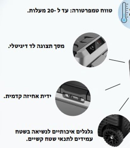 ציידנית קירור 50 ליטר Luxor AHY-CAR-50