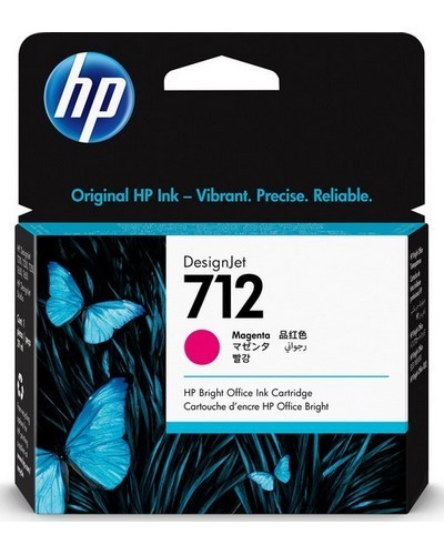 ראש דיו מקורי אדום 29 מ''ל HP 712 3ED68A 